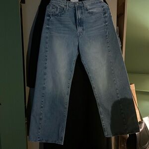 Mother half pipe high rise jeans in this is how I roll.  New never worn.